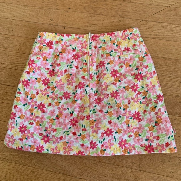 Lilly Pulitzer retired floral print girls size 12 skirt with built in shorts - Picture 7 of 8